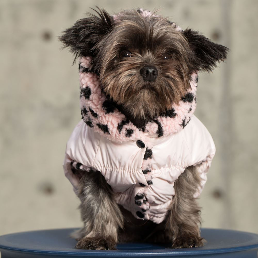 Poppy Reversible Vest - Pink Cheetah