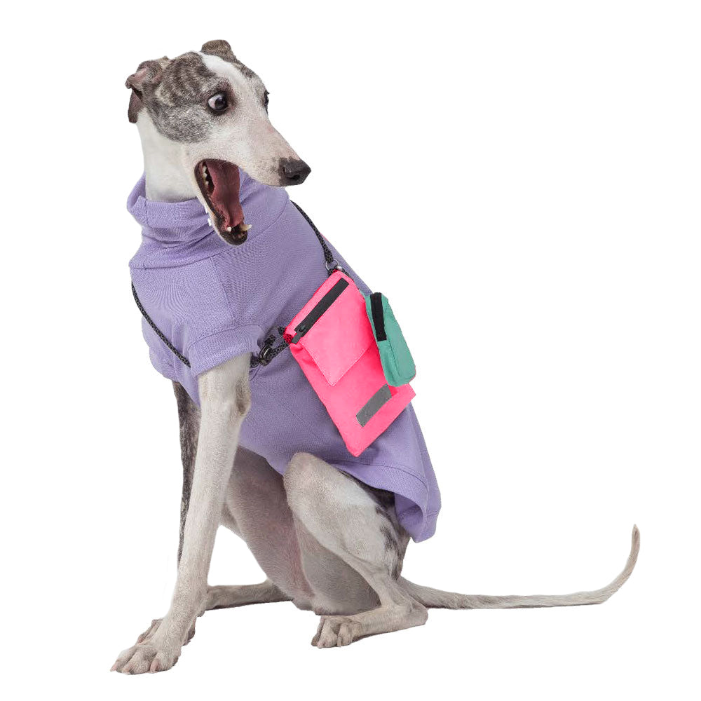 Pebot Waterproof Dog & Cat Crossbody Walking Poop / Treat / Phone Zip Bag - Pink