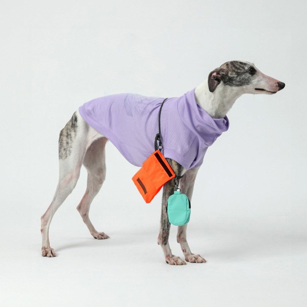 Pebot Waterproof Dog & Cat Crossbody Walking Poop / Treat / Phone Zip Bag - Orange