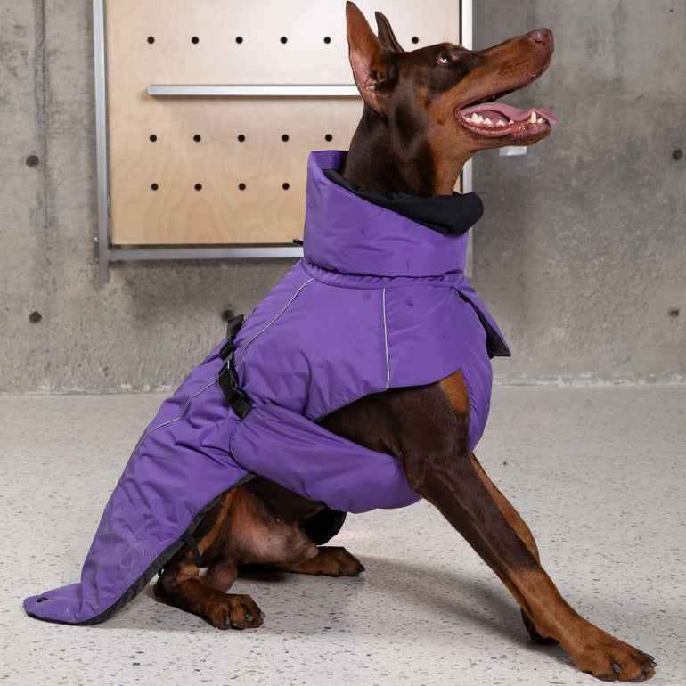 Anna Winter Vest - Purple