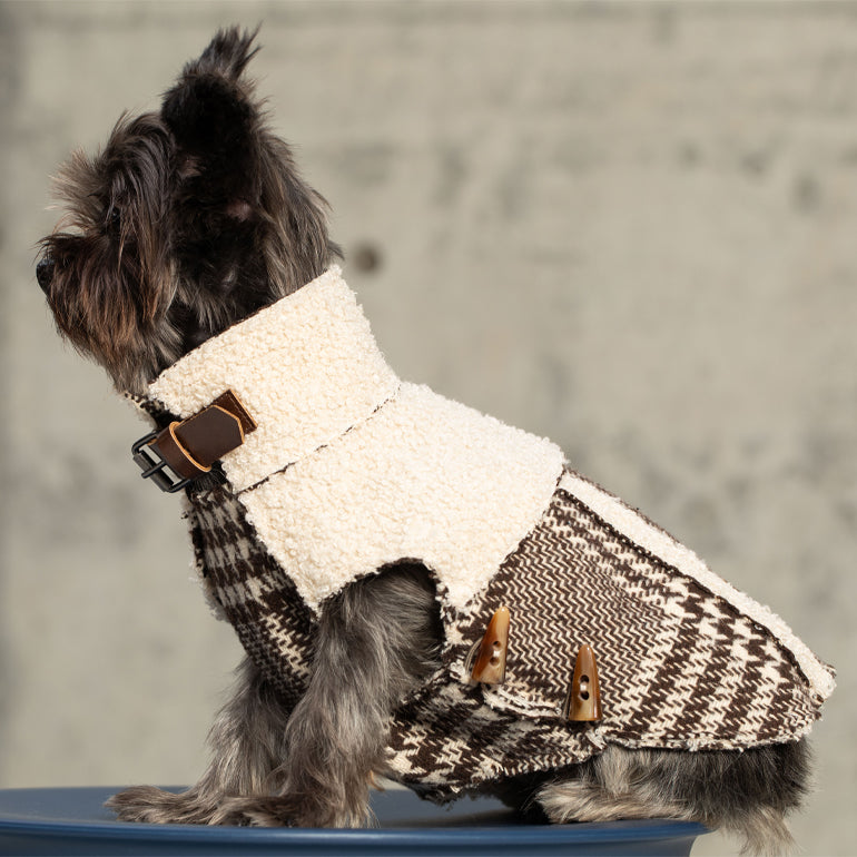 Grover Vest - Brown Plaid