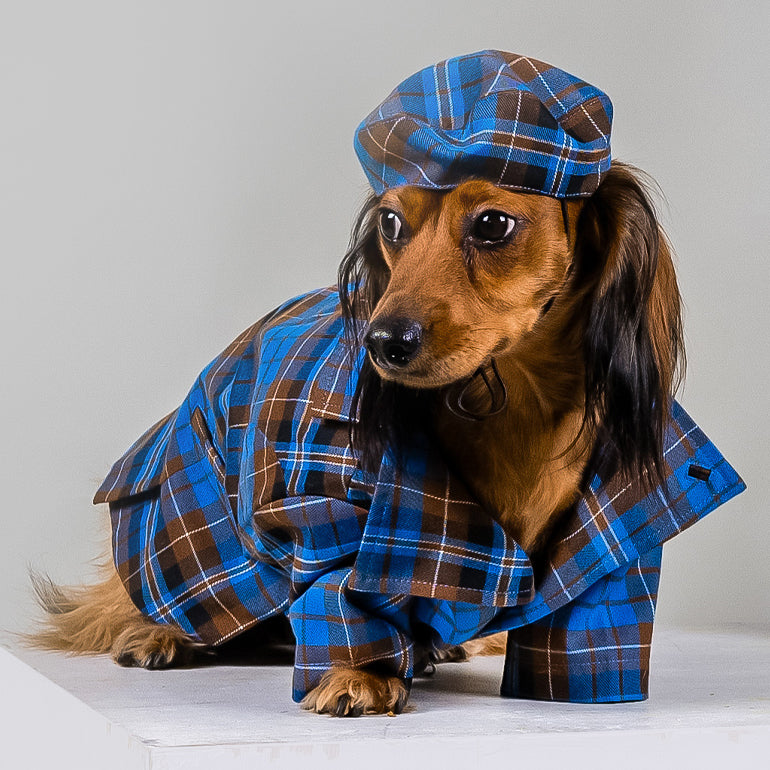 King Blazer & Beret - Blue Check
