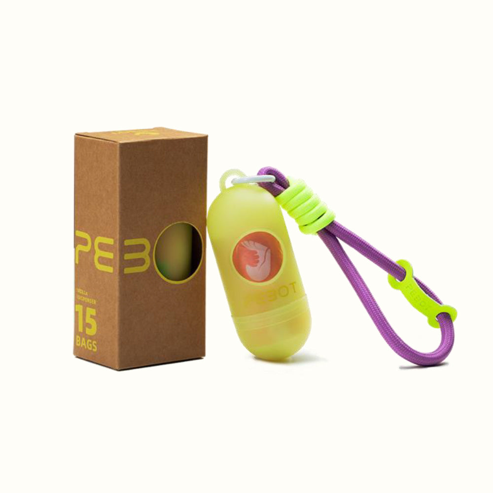 Glow in the Dark Poop Bag Holder w/Bags