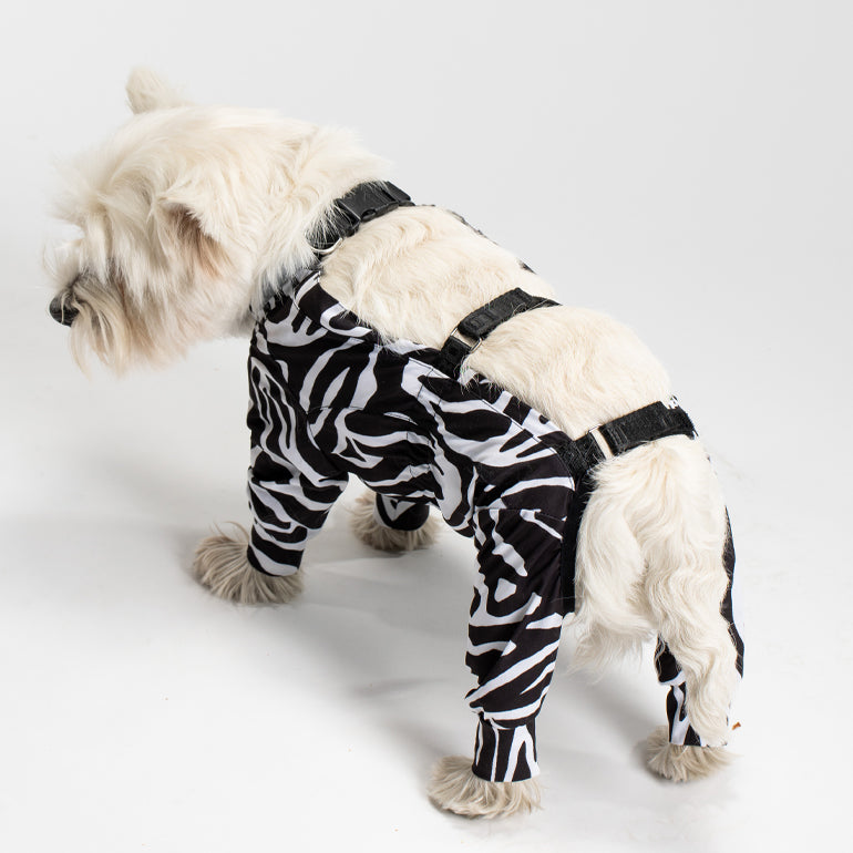 Bibi Belly Protecting Breathable Onesie - Zebra